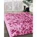 Pink Rectangle 6' x 9' Area Rug - Orren Ellis 100% Machine Washable Abstract 1134 Area Rug 108.0 x 72.0 x 0.08 in Polyester/Chenille | Wayfair