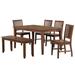 Red Barrel Studio® Simply Brook 6 Piece Rectangular Dining Set w/ Bench | Amish Solid Wood | Seats 7 Wood in Brown | 30 H in | Wayfair