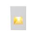 WAC Lighting LEDme Integrated LED Metal Step Light Metal/Steel in White | 5 H x 3 W x 0.19 D in | Wayfair WL-LED200-RD-WT