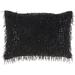 "Mina Victory Sofia Beaded Tassels Black Throw Pillows 10"" X 14"" - Nourison 798019079581"