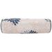 "Mina Victory Aloha Indoor/Outdoor Ivory/Navy Throw Pillows 6"" x 20"" - Nourison 798019006655"