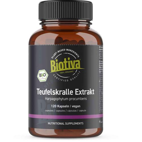 Biotiva Teufelskralle Extrakt Kapseln Bio 72 g