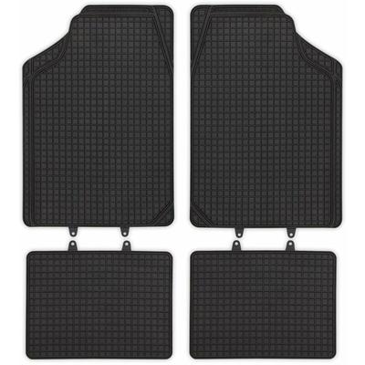 Universal Autofußmatten Montecarlo PVC 4-teilig Schwarz