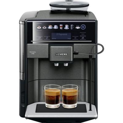 Siemens - Dunkler 19-bar-kaffeeroboter aus edelstahl te657319rw