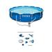 Intex 12' x 30" Metal Frame Swimming Pool w/ Filter Pump & Pool Maintenance Kit - 66.55