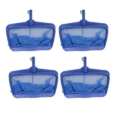 Swimline Hydro Tools Professional Heavy Duty Bag Leaf Rake Pool Net (4 Pack) - 4.5