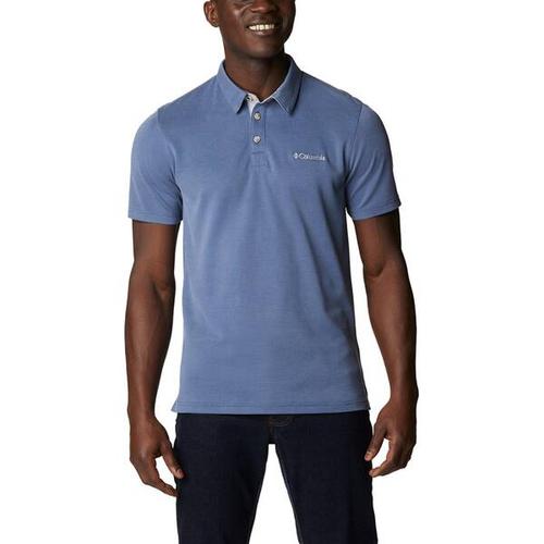 COLUMBIA-Herren-Oberteil-Nelson Point™ Polo, Größe M in Blau