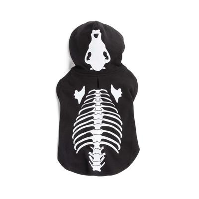Skeleton Hoodie for Cats, X-Small, Multi-Color