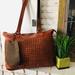 Anthropologie Bags | Anthropologie Vilenca Holland Nwt Large Cognac Leather Knotted Shoulder Tote | Color: Brown | Size: Os