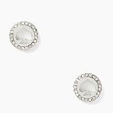 Kate Spade Jewelry | Kate Spade Spot The Spade Pave Halo Spade Earrings | Color: Silver | Size: Os