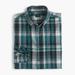 J. Crew Shirts | J. Crew | Lightweight Cotton Green Plaid Shirt Xs | Color: Green | Size: Xs