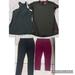 Nike Other | Bundle Of 4 Pcs (Nike & Puma Sport Tops And Velocity & Avia Sport Leggings). | Color: Black | Size: Os