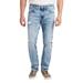 Silver Jeans Men's Allan Classic Fit Straight Leg Jean (Size 40-34) Light Rinse, Cotton,Elastine