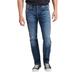 Silver Jeans Men's Allan Classic Fit Straight Leg Jean (Size 38-30) Medium Rinse, Cotton,Elastine,Polyester