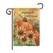 August Grove® Flinders Pumpkin Sunflower 2-Sided Polyester 19 x 13 in. Garden Flag in Orange | 19 H x 13 W in | Wayfair