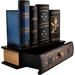 Canora Grey Evalee Vintage Book Desk Organizer Wood in Brown | 5.3 H x 6 W x 2.2 D in | Wayfair DB8C9C33ADD34D9DAEADC790939D1404