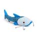 Wildlife Fish Plush Dog Toy, Large, Blue