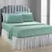6-pc. Microfiber Bedtite™ Damask Stripe Sheet Set by BrylaneHome in Seaglass (Size FULL)