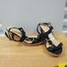 Kate Spade Shoes | Kate Spade Wedge Sandals | Color: Black/Gold | Size: 7.5