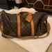 Louis Vuitton Bags | Louis Vuitton Large Keepall Size 55 Bandolier Luggage Travel Duffle Bag Monogram | Color: Brown/Gold | Size: 55