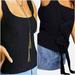 Anthropologie Tops | Maeve Tie-Back Tank Top Black Anthropologie 3x Nwt | Color: Black | Size: 3x