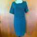 J. Crew Dresses | J By J Crew Green And Navy Dress | Color: Blue/Green | Size: S