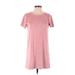 Forever 21 Casual Dress - Shift: Pink Print Dresses - Women's Size Small