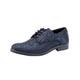 Boys Oxford Paisley Pattern Lace Up Formal Wedding Prom Dress Navy & Black Shoes Size Youth 6