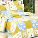 Yellow Countryside 100% Cotton 4PC Duvet Cover Set (Full Size)