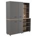 Inval Proforte 2-Piece 18-Shelf Garage Cabinet Set