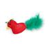 Dental Bird Cat Toy, Red