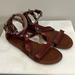 American Eagle Outfitters Shoes | American Eagle Reddish Brown Sandals | Color: Brown/Red | Size: 10