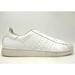 Adidas Shoes | Adidas Superstar Half Shell White Leather Lace Up Casual Sneakers Shoes Men's 12 | Color: White | Size: 34