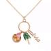 Kate Spade Jewelry | Kate Spade Aloha Charm Pendant Necklace In Gold | Color: Gold/Green | Size: Os