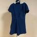 Zara Dresses | 5/$20 Zara Kids Navy Blue Knit Cinched Short Sleeve Sweater Dress Size 8 | Color: Blue | Size: 8g