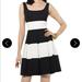 Ralph Lauren Dresses | Black/Ivory Ralph Lauren Cocktail Dress Size 6 | Color: Black/White | Size: 6