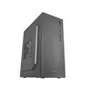 Tacens 2ALUXM, PC Gehäuse Mini-Tower Micro-ATX, 12cm Lüfter, Ultraleichter Stahl, Schwarz