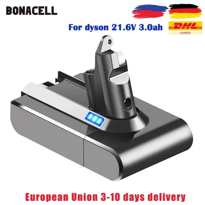 Batterie au Lithium V6 21.6V 3ah pour aspirateur Dyson DC62 DC59 DC58 SV03 SV04 SV09 V6 Animal