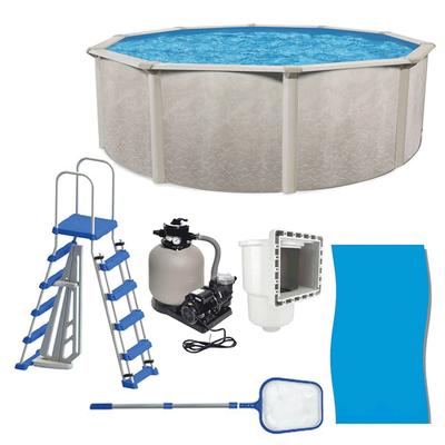 Aquarian Phoenix 21' x 52" Steel Frame Above Ground Swimming Pool Kit with Pump - 376