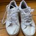 Adidas Shoes | Adidas White Canvas Sneakers, Women’s Size 8 | Color: White | Size: 8