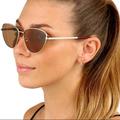 Gucci Accessories | Gucci Gg0803s - 002 Cat Eye Sunglasses | Color: Brown/Gold | Size: Os