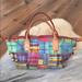 Dooney & Bourke Bags | Dooney & Bourke Madras Plaid Picnic Ant Print Bag12x7x7in | Color: Blue/Green | Size: Os