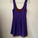 Free People Dresses | Free People Rock Princess Dress, Size Small | Color: Blue/Purple | Size: S