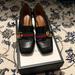 Gucci Shoes | Guicci Heeled Loafers | Color: Black | Size: 37eu