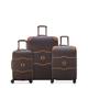 DELSEY Paris Chatelet Hardside Luggage with Spinner Wheels, Chocolate Brown, 3 Piece Set 19/24/28, Chatelet Hardside Luggage with Spinner Wheels