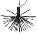 Vickerman 682579 - 80Lt x 16" Black Starburst Warm White LED (X21K081) Hanging Christmas Light Star