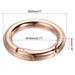 Spring Gate O Rings Round Snap Clips Zinc Alloy for Keyrings Buckle