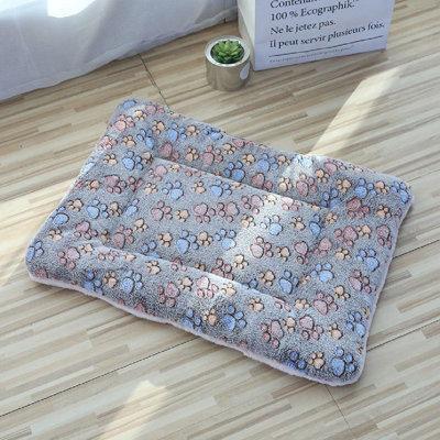 Tucker Murphy Pet™ Dog Mat Winter Cat Thick Blanket Autumn/Winter Dog House Cartoon Cat House Warm Sleeping Mat w/ Cotton Quilt Suede/Cotton Wayfair