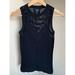 Athleta Tops | Athleta Xs Navy Perforated Oxygen Workout Active Tank Top | Color: Blue | Size: Xs