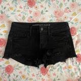 American Eagle Outfitters Shorts | American Eagle Outfitters Cut-Off Jean Shorts. Black And Women’s Size 4. | Color: Black | Size: 4